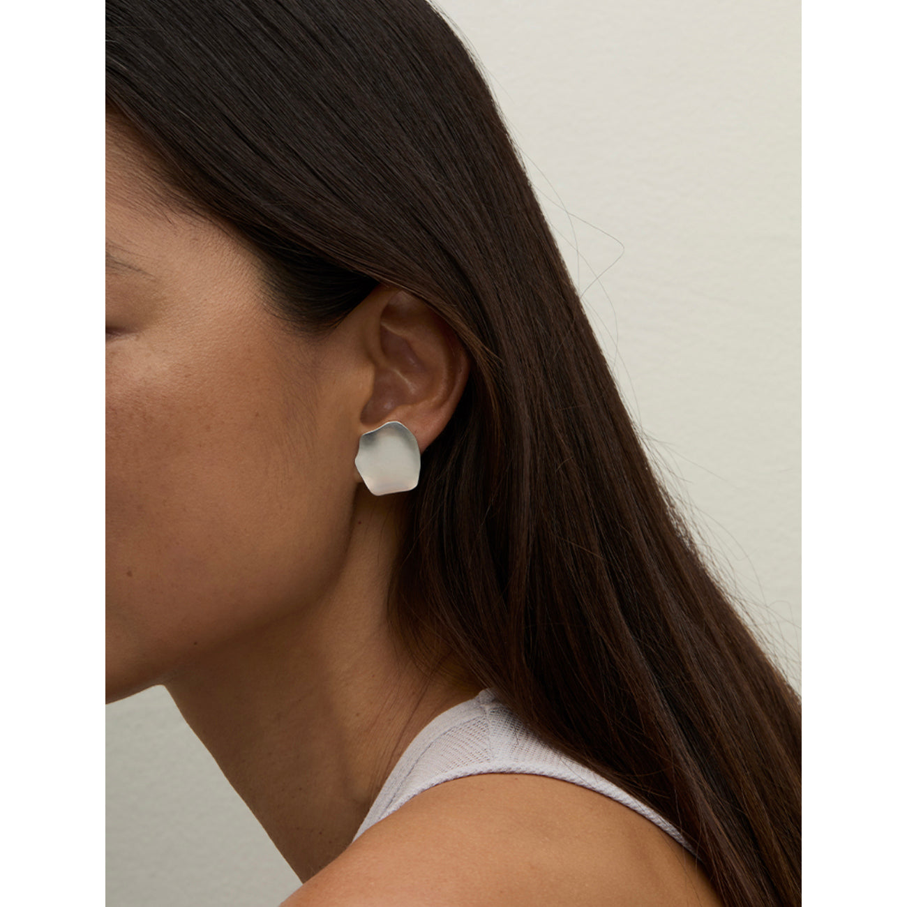 scrap studs in silver