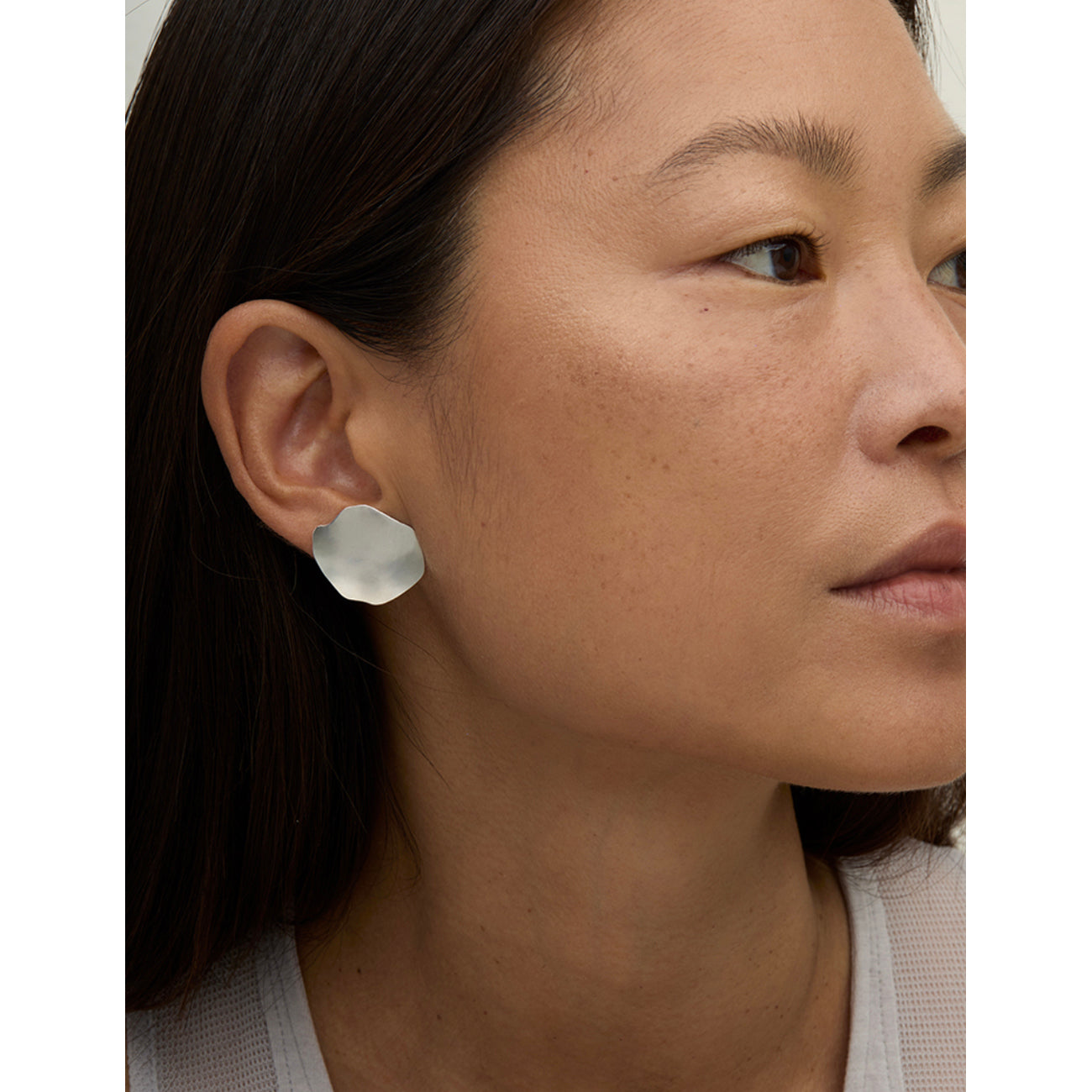 scrap studs in silver