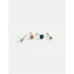 coral stone stud