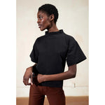 mockneck tee in noir
