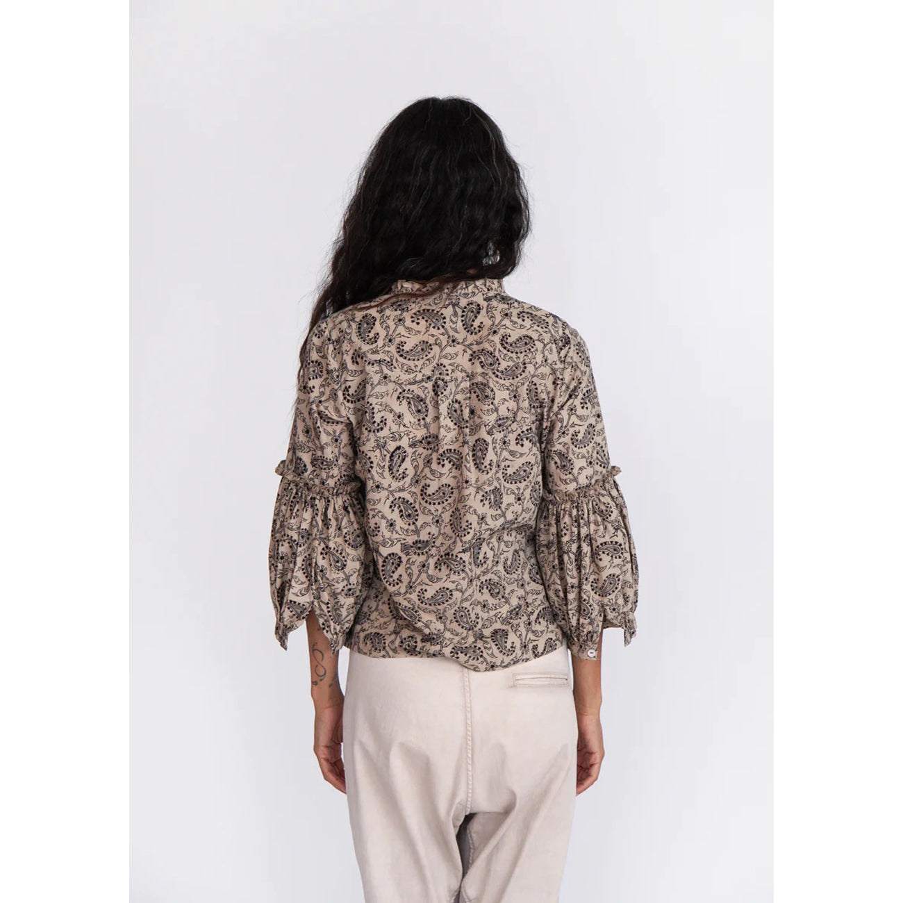 razia aam top in grey