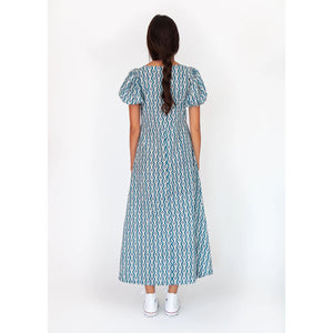 alice ayda dress in blue