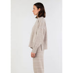 vela sweater in shell