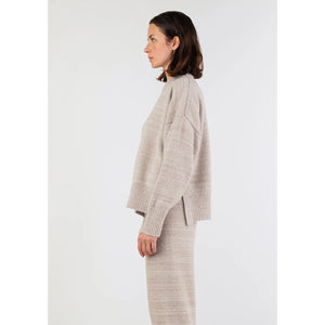 vela sweater in shell