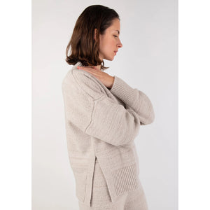 vela sweater in shell
