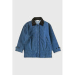 field jacket in vintage blue