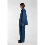 field jacket in vintage blue