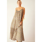 jerusha maxi in tulip print french blue