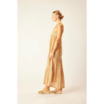 melanie dress in tulip print pink