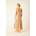 melanie dress in tulip print pink