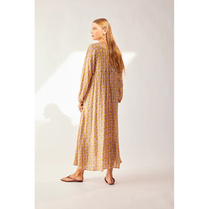 fiore maxi in tulip print pink