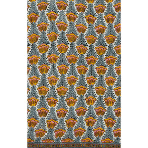 square scarf in tulip french blue