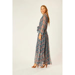 lainey dress in vintage flowers indigo