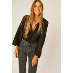 amelia top in black