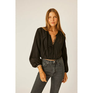 amelia top in black