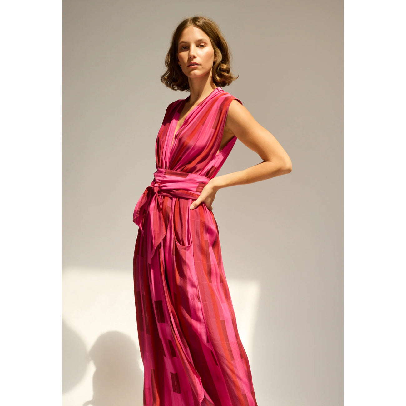 nico maxi in sea glass silk pink