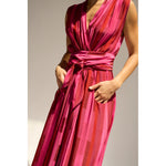 nico maxi in sea glass silk pink