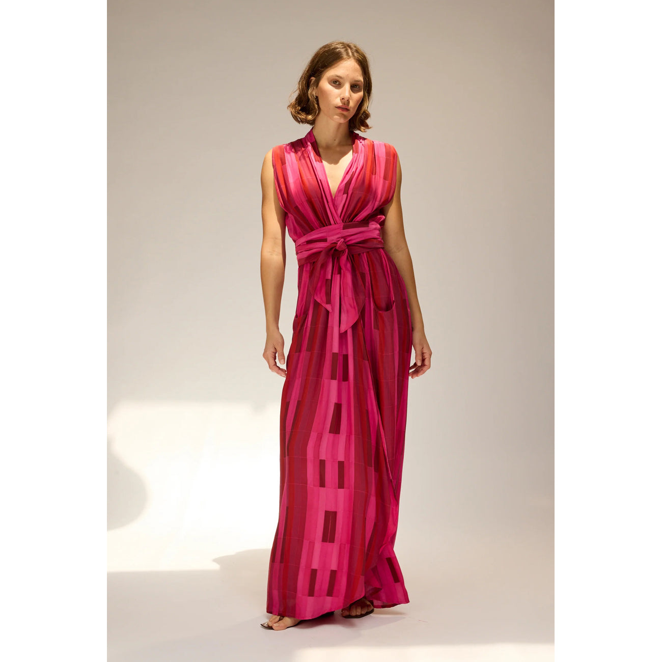 nico maxi in sea glass silk pink