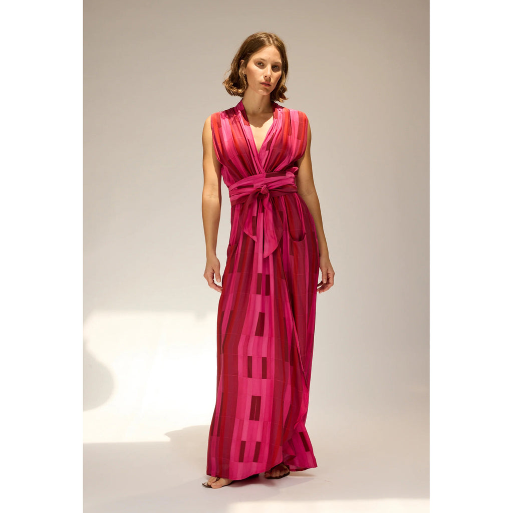 nico maxi in sea glass silk pink