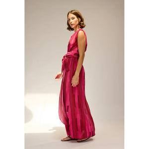 nico maxi in sea glass silk pink