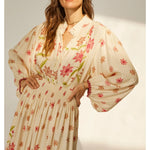 iris top in starflower cream