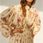 iris top in starflower cream