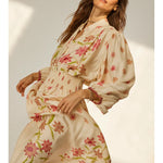 iris top in starflower cream