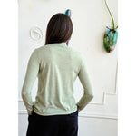 lula merino turtleneck in sage