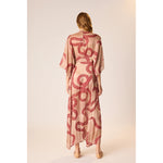 sarah dress in ament snake bone