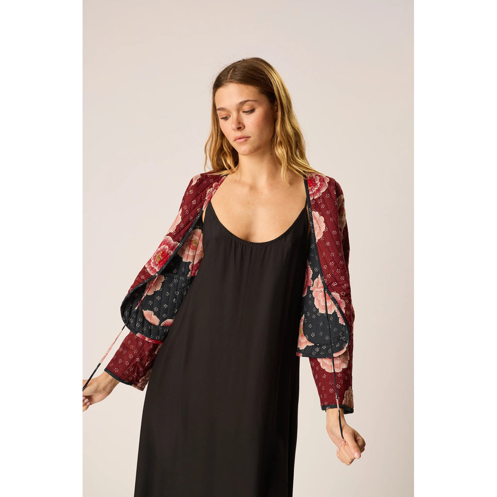 saskia jacket in poppy combo