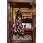 fiore maxi in poppy indigo