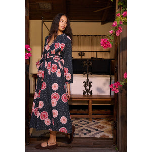 fiore maxi in poppy indigo