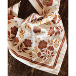 organic cotton bandana in desert floral