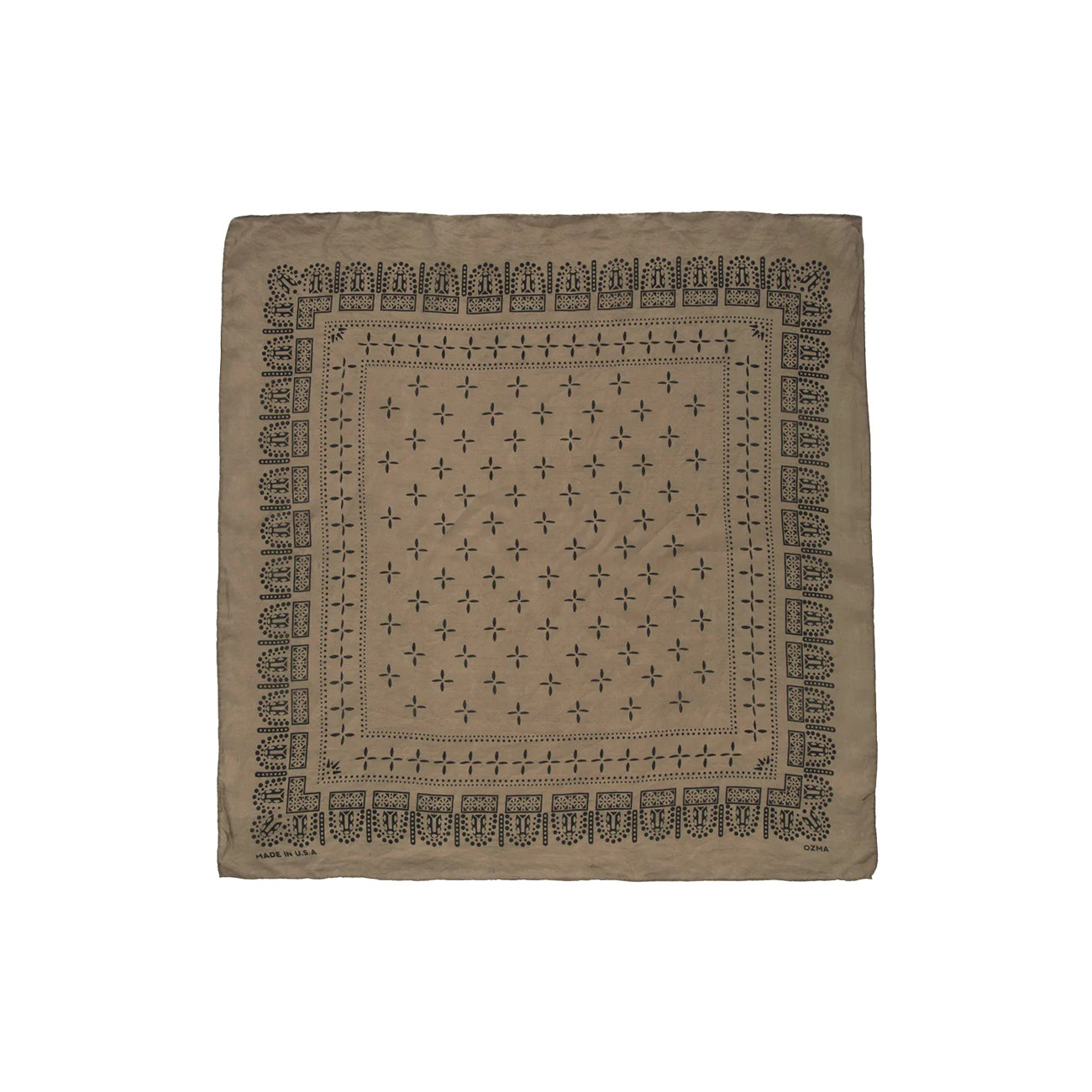 1930's bandana in oak