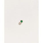 emerald petite nugget stud