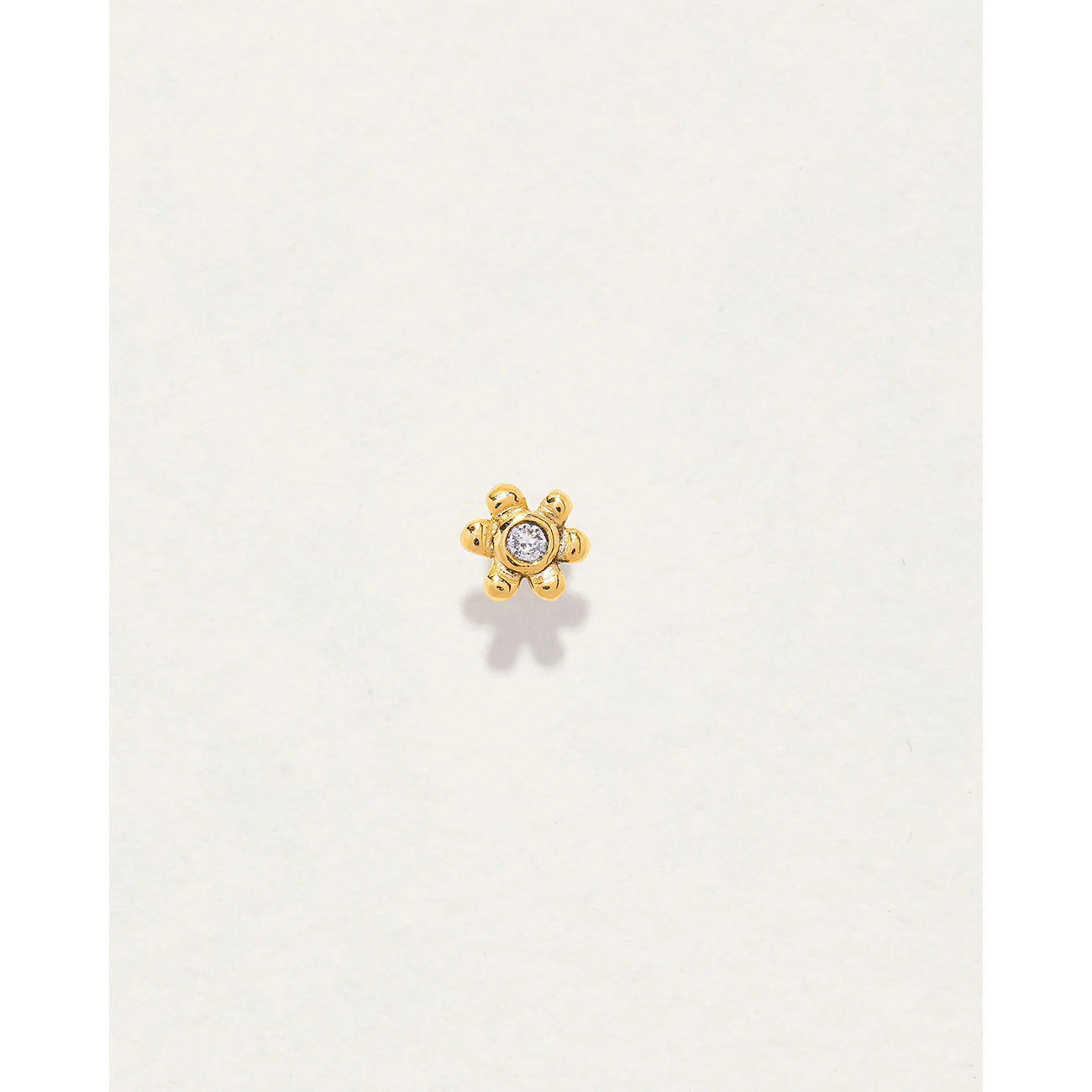 diamond daisy stud