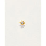 diamond daisy stud