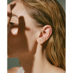 diamond daisy stud