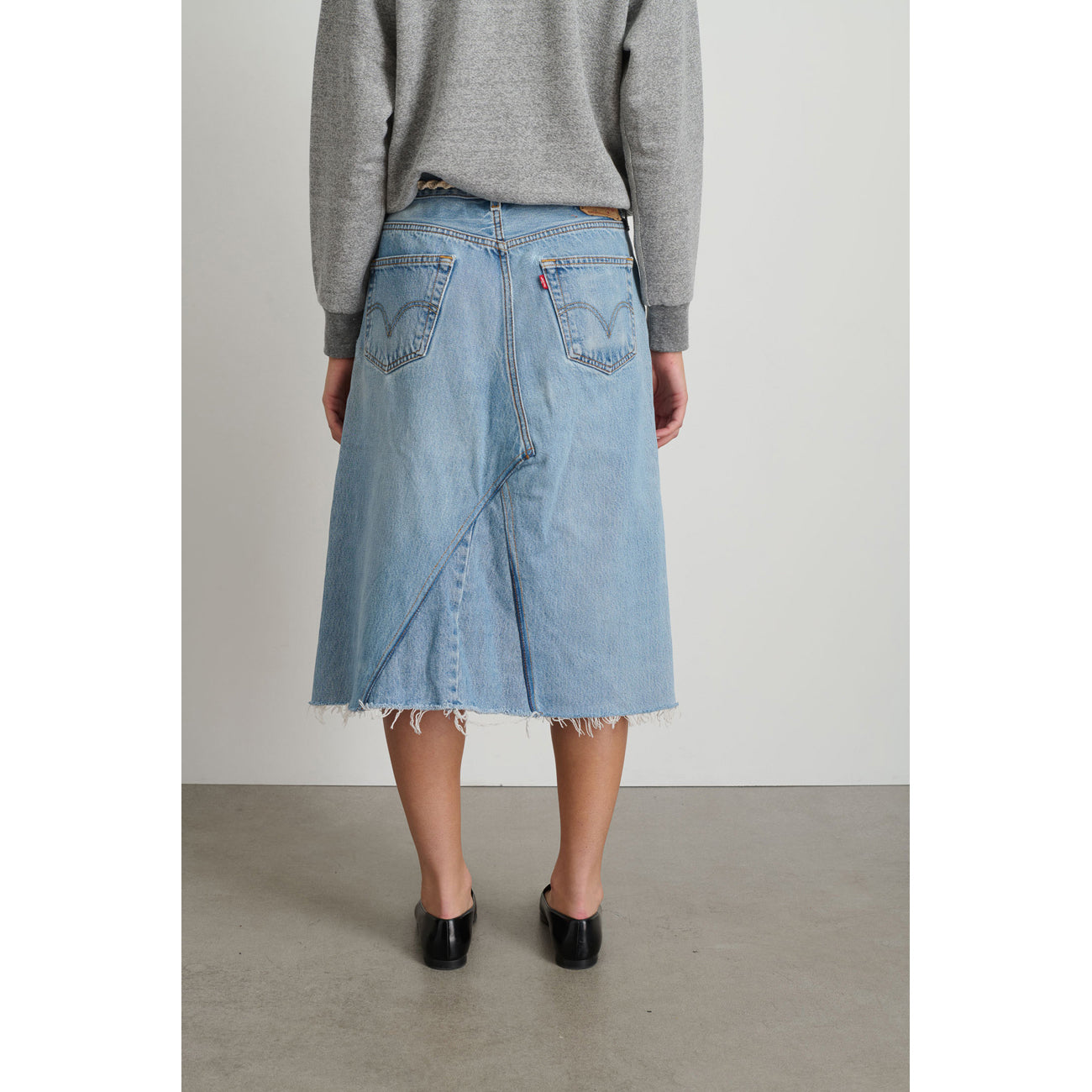 vintage denim skirt