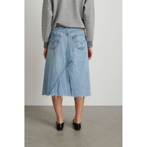 vintage denim skirt