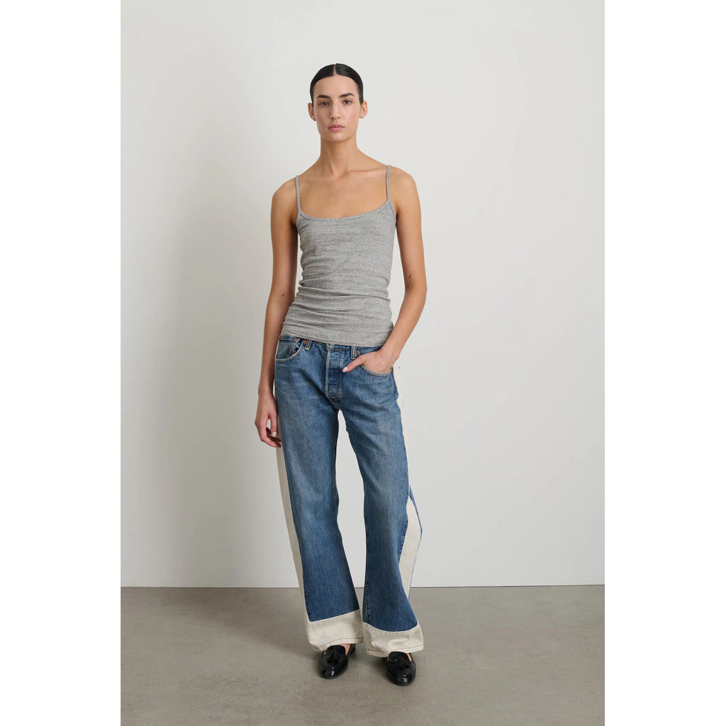 zora tank in heather grey