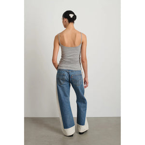 zora tank in heather grey