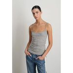 zora tank in heather grey