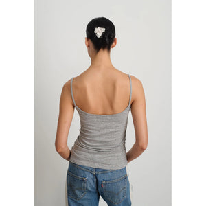 zora tank in heather grey