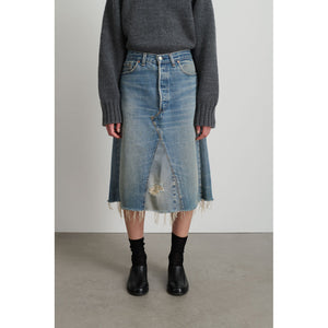 vintage denim skirt