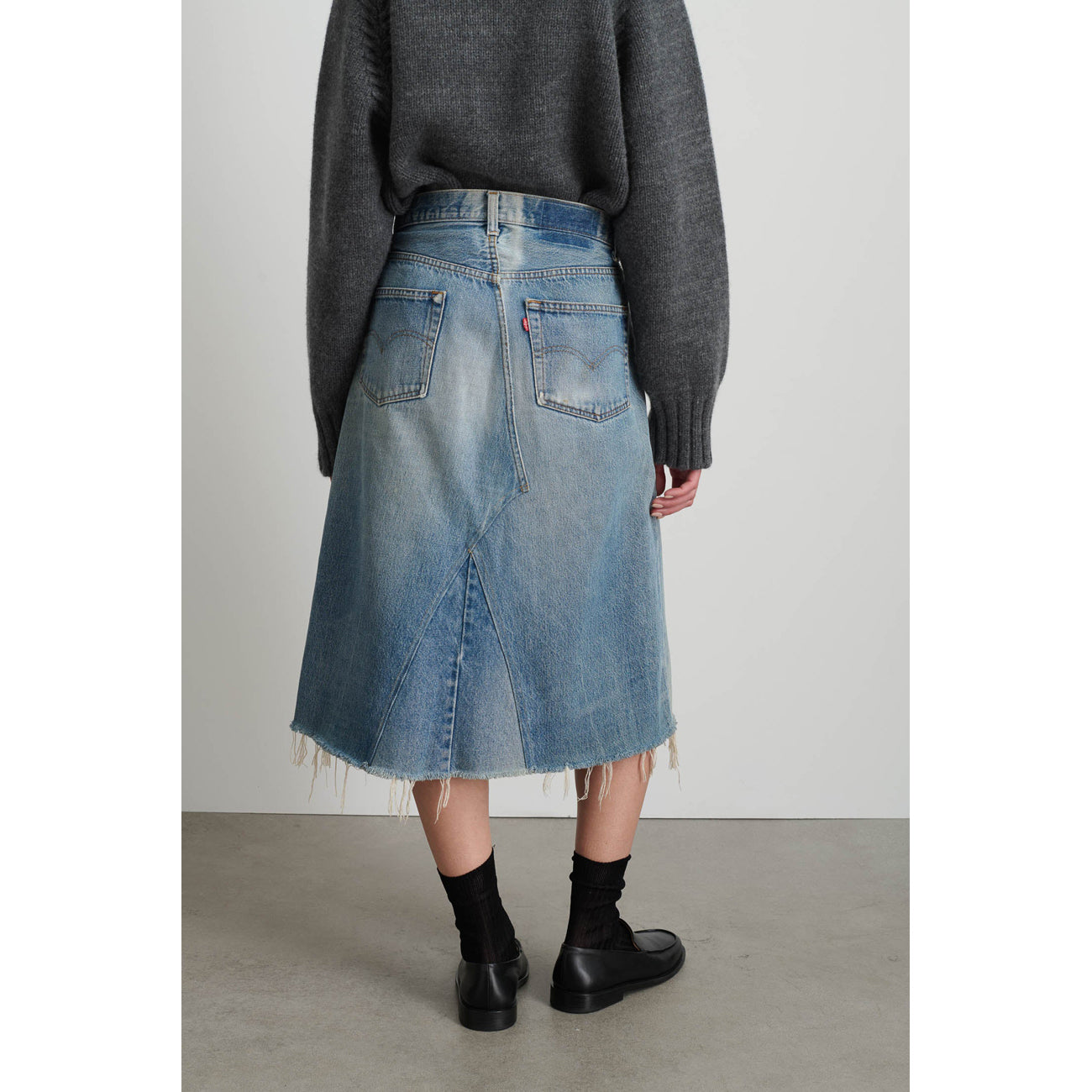 vintage denim skirt
