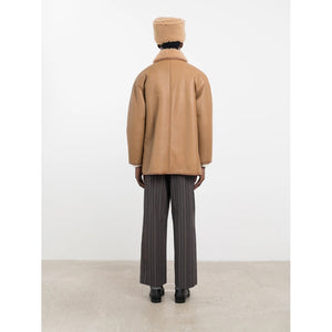 curly hair ronny jacket in tan