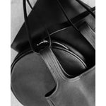 shining bag in black