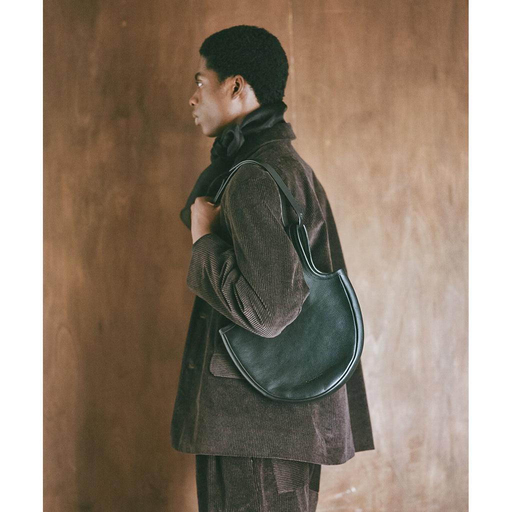 shining bag in black
