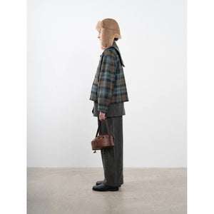ellie jacket in blues tarten wool